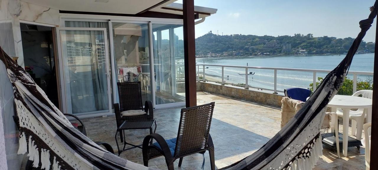 Apartamento De Cobertura Frente Para O Mar อิตาเปมา ภายนอก รูปภาพ
